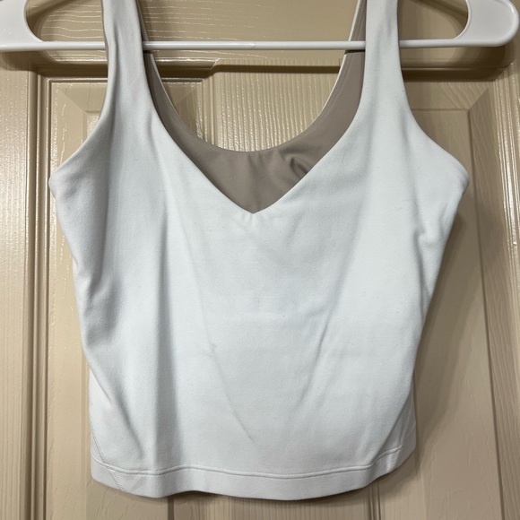 lululemon athletica Tops - White Lululemon Align Crop Tank Top